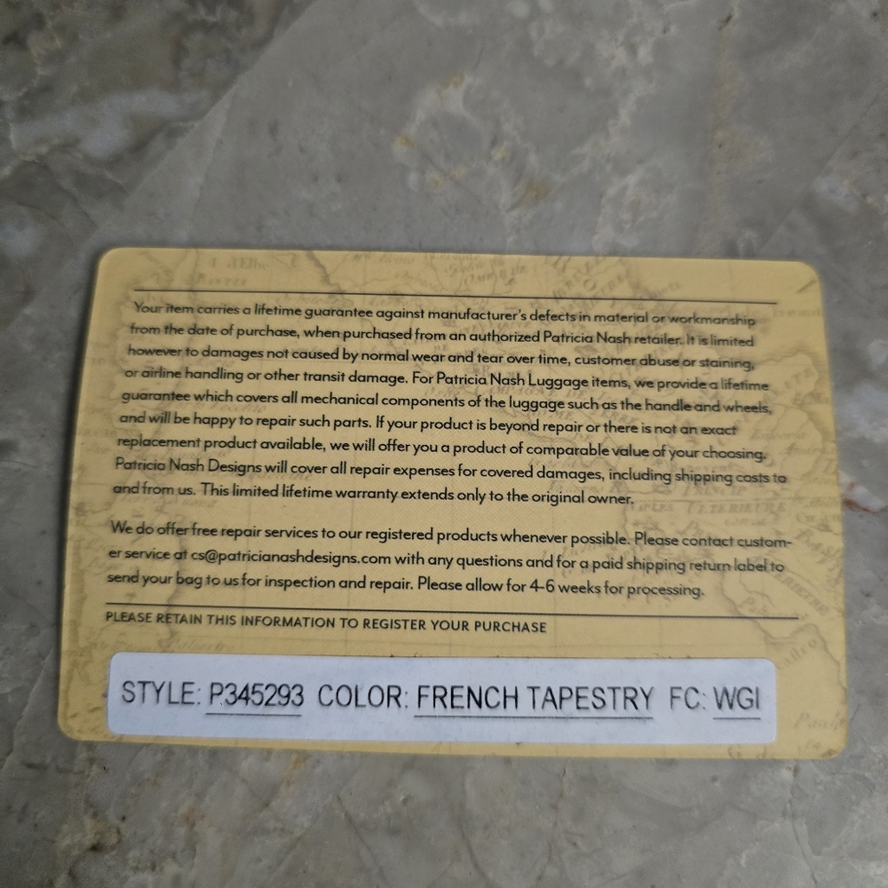 Patricia Nash Vintage Paris French Tapestry Brown & Tan Shoulder Bag - Picture 16 of 16